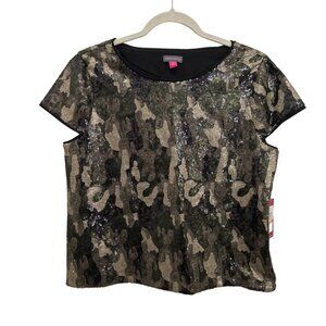 NWT Vince Camuto Sequins Top S